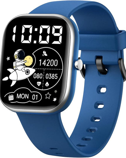 Smart Watch for Kids Fitness Tracker No Phone/APP Needed,19 Sport Mode,1.5" DIY Dial,IP68 Waterproof,Sleep Monitor,Pedometers,Heart Rate,Great Birthday Gift for Boys Girls Teens 6-14 Year Olds (Blue)