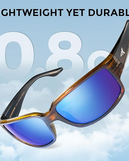 KastKing Skidaway Polarized Sport Sunglasses for Men and Women,Ideal for Driving Fishing Cycling and Running,UV Protection