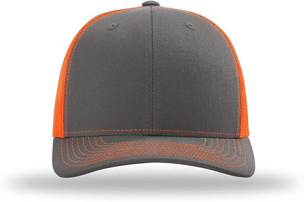 Richardson 112 Trucker Hat - Premium Adjustable Snapback Hat - Structured Six Panel Richardson Blank Caps