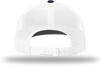 Richardson 112 Trucker Hat - Premium Adjustable Snapback Hat - Structured Six Panel Richardson Blank Caps