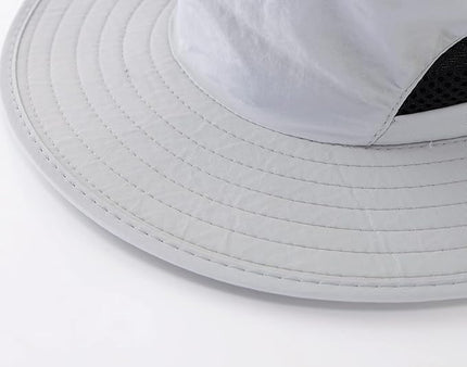 LLmoway Kids Sun Protection Hat Quick Dry Adjustable Wide Brim Mesh Bucket Hat