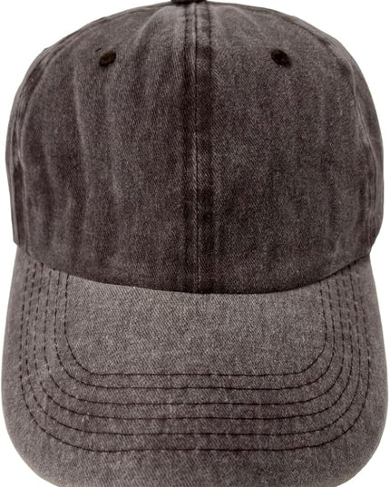 Roytrense Unisex 100% Cotton Washed Low Profile Dad Hat - Adjustable Baseball Cap for Outdoor Activities