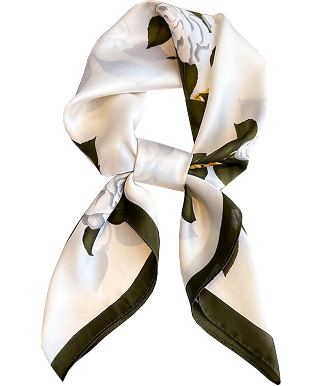 Dailyacc Hair Bandanas Scarf For Women Lightweight Fashion Neck Silk Satin Head Scarves For Sleeping Handbags Scarf