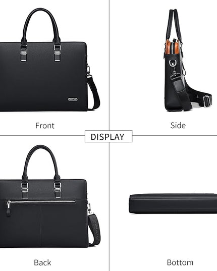 FSD.WG]Business Bag Leather Briefcase Shoulder Laptop Business Bag for Men