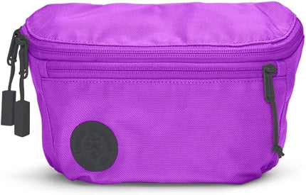 Baboon to the Moon Fanny Pack Full Size 3L Water Repellent Waist Bag Crossbody Belt Bag Lightweight Travel Everyday Bag for Men Women, Electric Purple