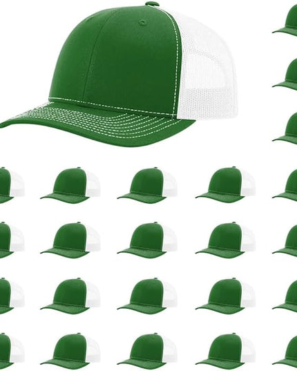Richardson 112 Classic Six-Panel Adjustable Snapback Trucker Cap | Bulk Packs Available