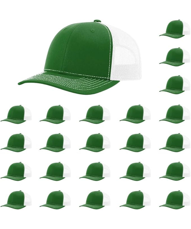 Richardson 112 Classic Six-Panel Adjustable Snapback Trucker Cap | Bulk Packs Available
