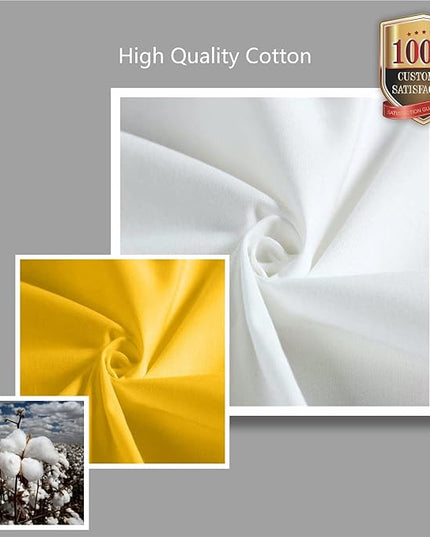 TOPDesign 3-Pack Super Strong Large 12oz Cotton Canvas Tote Bags, Reusable Grocery Shopping Cloth Bags, Fashionable Two-Tone Totes for Crafts, DIY Your Creative Designs