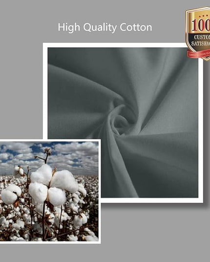 TOPDesign 1-Pack Super Strong Large 12oz Cotton Canvas Tote Bag, Reusable Grocery Shopping Cloth Bag, Fashionable Two-Tone Tote for Crafts, DIY Your Creative Designs