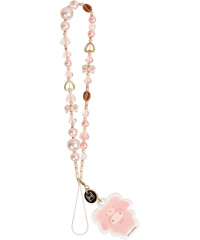 iFace Hello Kitty and Friends Beaded Wristlet Universal Charm Strap [Latte Bear Series] – Cute Wrist Strap for Cell Phone Camera Keys AirPods
