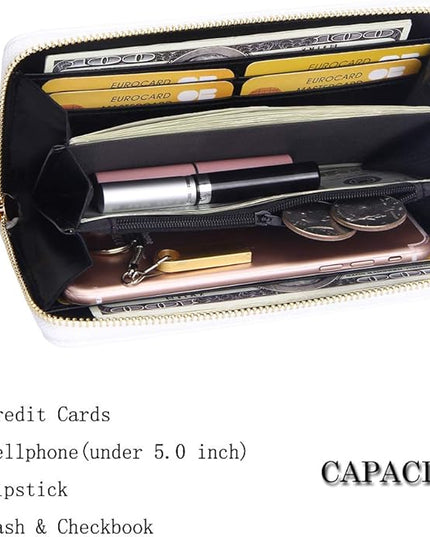 KUKOO Small Crossbody Bag Cell Phone Purse Wallet with Credit Card Slots for Women