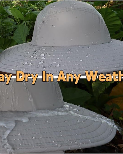 Home Prefer UPF 50+ Mens Wide Brim Fishing Hat with Neck Flap Sun Hat for Men Women Sun Protection Cap