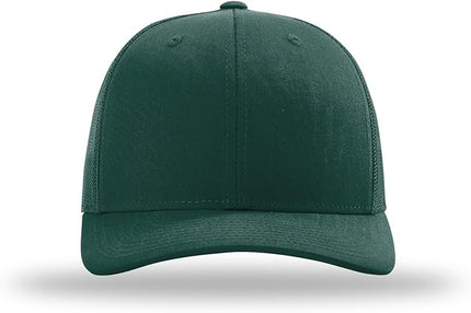 Richardson 112 Trucker Hat - Premium Adjustable Snapback Hat - Structured Six Panel Richardson Blank Caps
