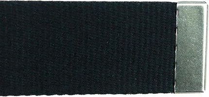Mens & Womens Canvas Belt with D-ring,Double Ring Belt,Solid Color,Extra Long (49”) 1 1/2" Wide