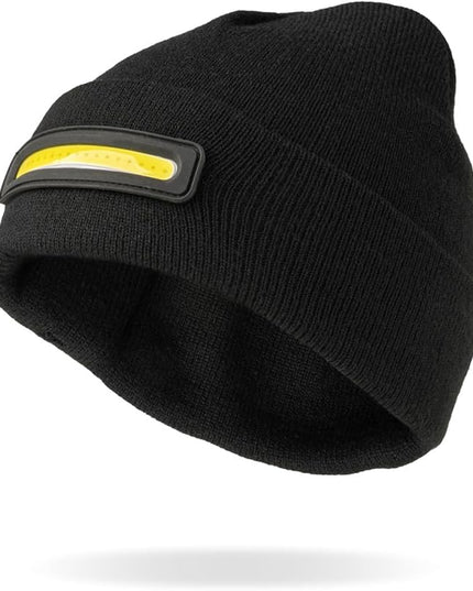 Night Scope Night Watch Rechargeable LED Beanie with Additional Rear Safety Light