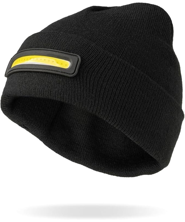 Night Scope Night Watch Rechargeable LED Beanie with Additional Rear Safety Light
