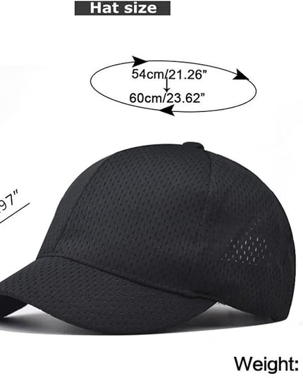 VOASTEK Running Hats for Men Baseball Cap Outdoor Essentials Runner Hat Jogging Cap Tennis Golf Workout Hats