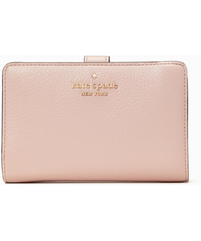kate spade new york Leila Pebbled Leather Medium Compact Bifold Wallet