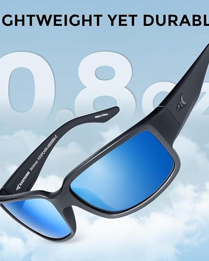 KastKing Skidaway Polarized Sport Sunglasses for Men and Women,Ideal for Driving Fishing Cycling and Running,UV Protection