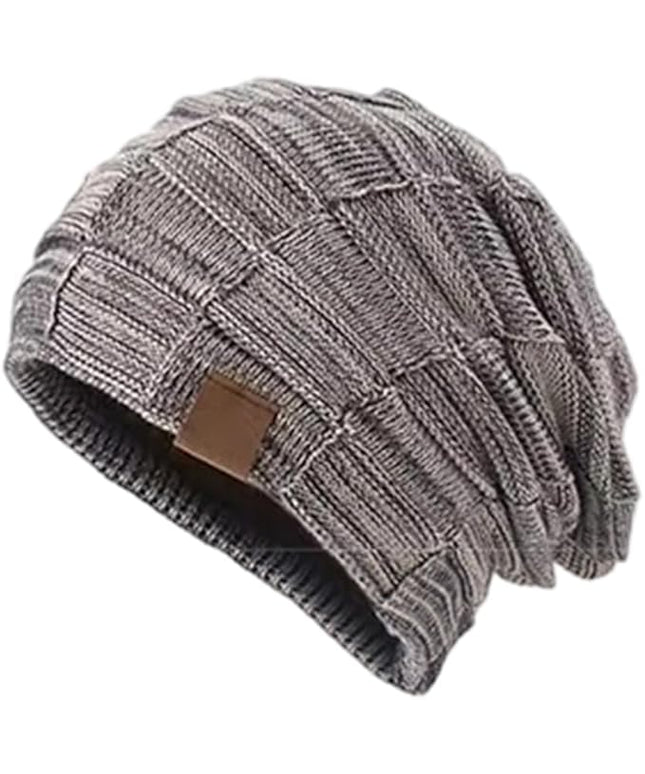 Beanie for Men and Women, Cuffed Knitted Fleece Lined Soft Warm Running Cycling Ski Hats Stocking Beanies Skull Cap