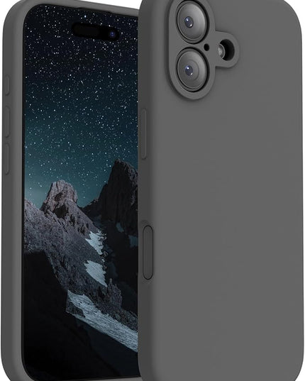 FireNova Magnetic for iPhone 17 Case, Compatible with MagSafe, [Integrated Silicone Camera Control Button] [Camera Protection] Anti-Scratch Microfiber Lining Phone Case, 6.3", Space Gray