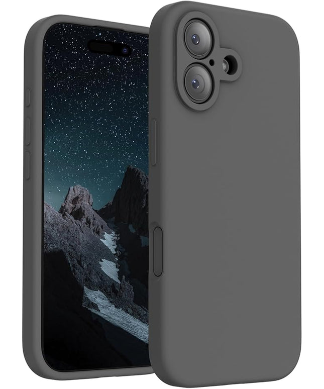 FireNova Magnetic for iPhone 17 Case, Compatible with MagSafe, [Integrated Silicone Camera Control Button] [Camera Protection] Anti-Scratch Microfiber Lining Phone Case, 6.3", Space Gray