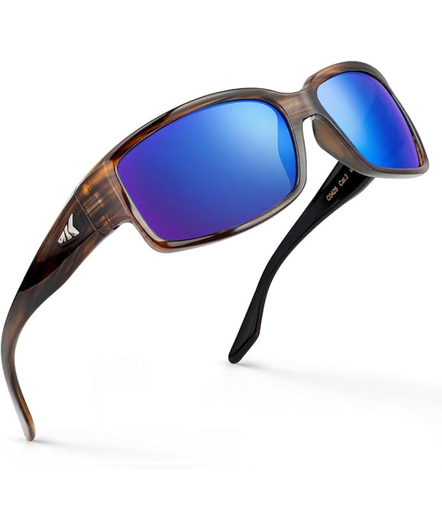 KastKing Skidaway Polarized Sport Sunglasses for Men and Women,Ideal for Driving Fishing Cycling and Running,UV Protection