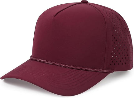 Quick Dry Baseball Cap Snapback Hats Mesh Trucker Hat for Men Women Water-Resistant Outdoor Golf Hat Ball Cap