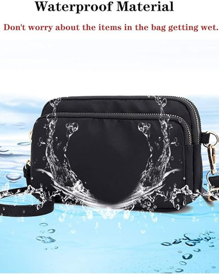 MINTEGRA Crossbody Bag for Women, Lightweight Purses Nylon Small Shoulder Bag Satchel