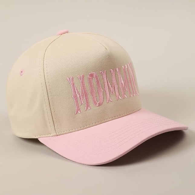 MIRMARU Two-Tone Vintage Canvas Trucker Hats for Men & Women, Adjustable Size Baseball Caps with Trendy Embroidered Design