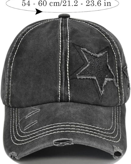 YeeHeen Ponytail Baseball Cap for Women High Messy Bun Caps Washed Cotton Hats