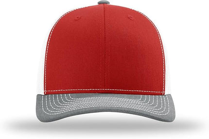 Richardson 112 Trucker Hat - Premium Adjustable Snapback Hat - Structured Six Panel Richardson Blank Caps