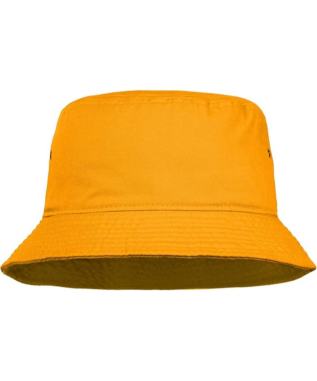 Falari Men Women Unisex Cotton Bucket Hat 100% Cotton Packable for Travel Fishing Hunting Summer Camp
