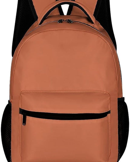 Fashion Terracotta Backpack Lightweight Large Capacity Laptop Daybag for Travel Work