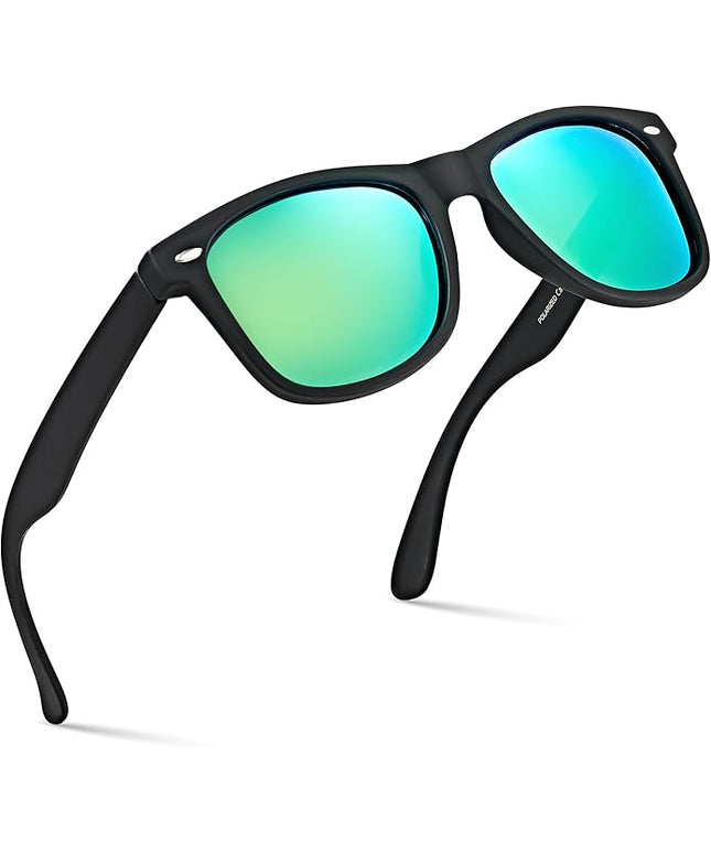 Retro Rewind Polarized Sunglasses for Men and Women - UV Protection Classic Sun Glasses
