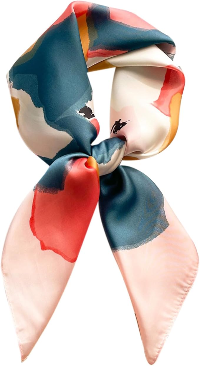 Satin Bandanas Head Scarf For Women Hair Scarves Accessories Lightweight Fashion Wrap Neck Silk Sleeping Headscarf