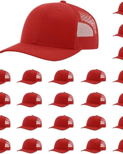 Richardson 112 Classic Six-Panel Adjustable Snapback Trucker Cap | Bulk Packs Available