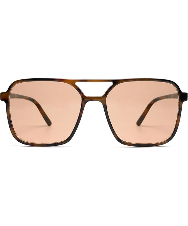 SOJOS Trendy Vintage Aviator Square Sunglasses For Womens Mens Retro 70s UV400 Women Sun Glasses SJ2327