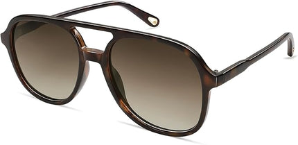 SOJOS Retro Polarized Aviator Sunglasses Womens Mens Classic 70s 80s Vintage Trendy Square Aviators SJ2174
