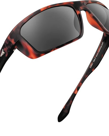 KastKing Huzzah Polarized Sport Sunglasses for Men and Women, Ideal for Driving Fishing Cycling and Running,UV Protection