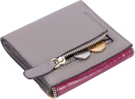 Lavemi Ultra Thin Small Compact Leather Womens Girls Wallets RFID Blocking Credit Card Holder for Women
