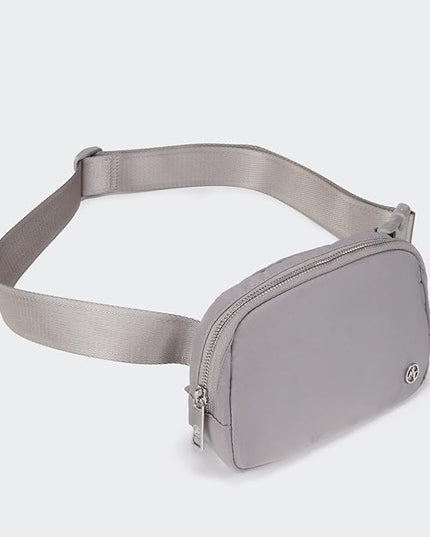 Pander Belt Bag for Women, Fashion Waist Packs, Crossbody Bags with Adjustable Strap (Light Grey).