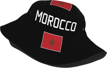 Funny Flag Bucket Hat for Men Women, Fisherman Hats Packable Fashion Sun Cap for Travel Outdoor Beach Boys Girls