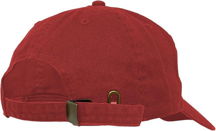 Glory Max 100% Cotton Baseball Cap Classic Plain Low Profile Golf Dad Hat Buckle Adjustable