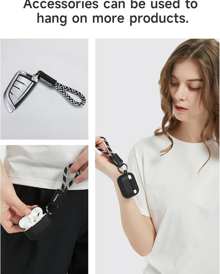 project-cb Phone Finger Ring Strap 1,Phone Tether Tab 2,Phone Lanyard,Phone Strap,Key Chain,Key Ring 2,Charms for Phone Case,Phone Accessories(Orange-G)