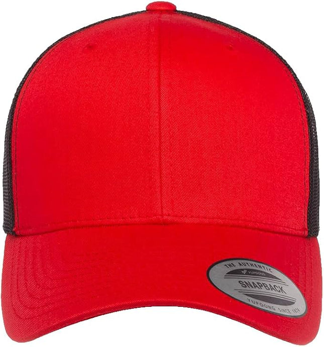 Yupoong Classic Premium Mesh 6 Panel Retro Trucker Cap | Mid Profile Snapback | OSFA | Bulk Pack Available
