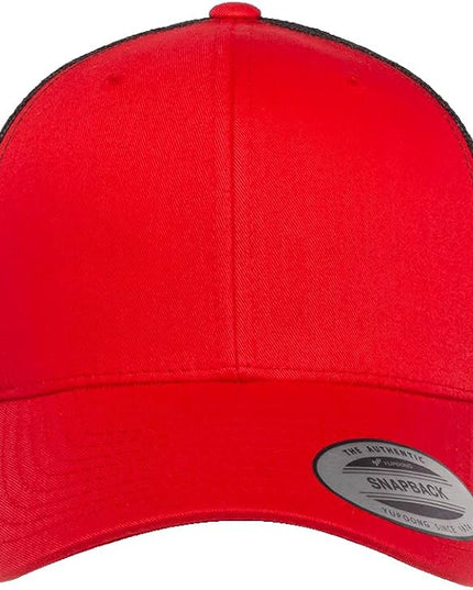 Yupoong Classic Premium Mesh 6 Panel Retro Trucker Cap | Mid Profile Snapback | OSFA | Bulk Pack Available