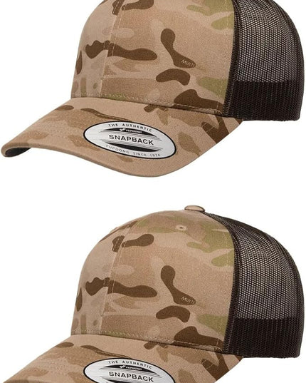Yupoong Classic Premium Mesh 6 Panel Retro Trucker Cap | Mid Profile Snapback | OSFA | Bulk Pack Available