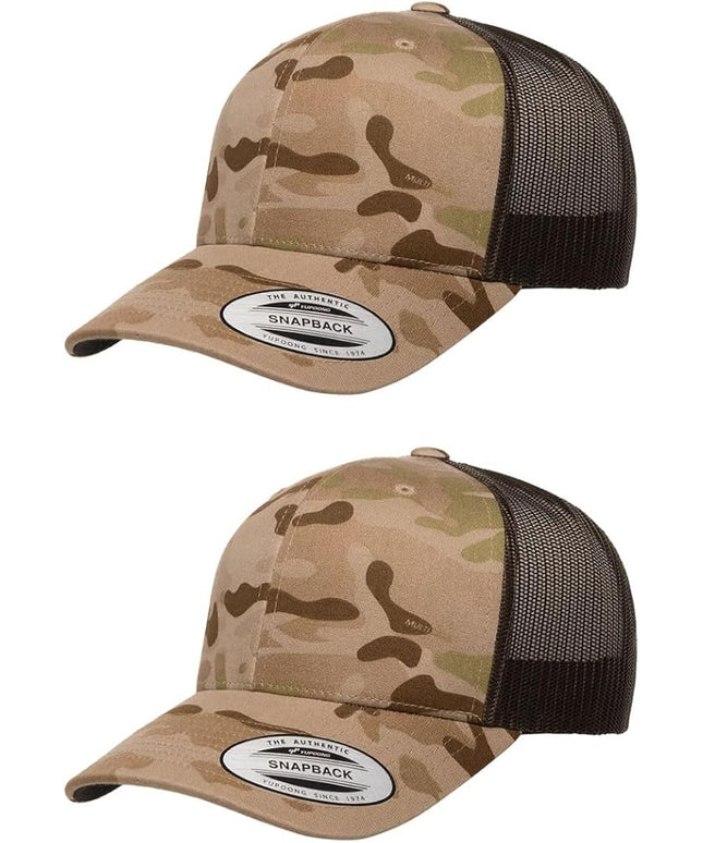 Yupoong Classic Premium Mesh 6 Panel Retro Trucker Cap | Mid Profile Snapback | OSFA | Bulk Pack Available