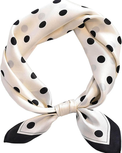 100% Mulberry Silk Scarf for Women Hair Lightweight Square Neckerchief Wrap For Head Scarves 21"